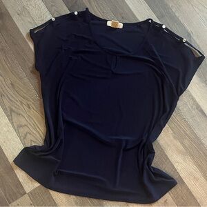 Chic Midnight Blue Women's Blouse